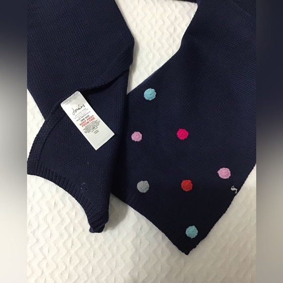 Joules Bella Girls Scarf and Pom Pom Hat Set Size 8-12Y - K104 - Picture 3 of 9